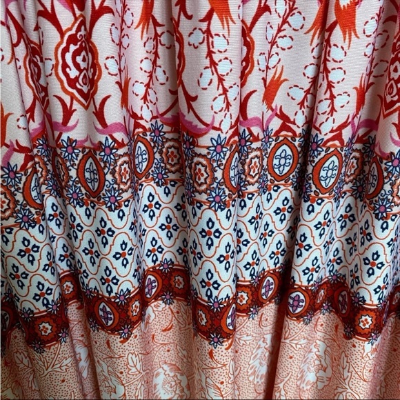 Ellos Women’s Knit Tie Back Maxi Dress Plus Size 1X 22/24 Bohemian Boho - Picture 6 of 8